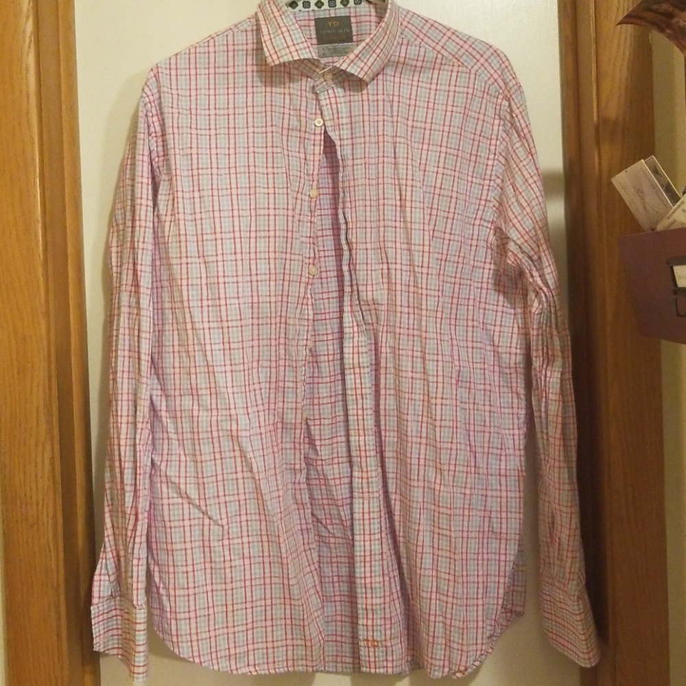 Thomas Dean button down tailored fit